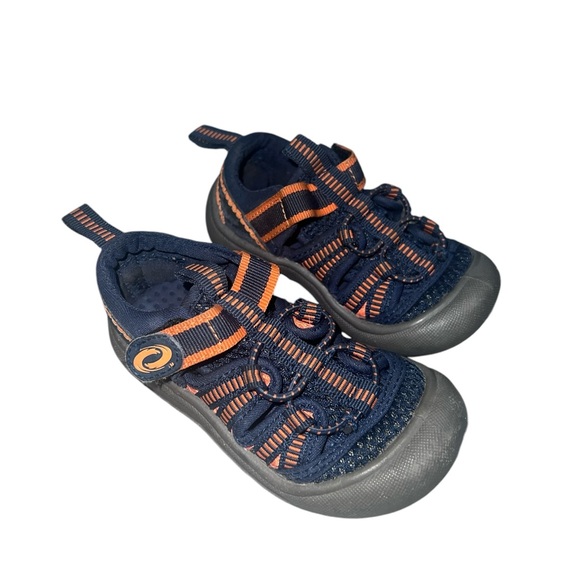 Academy Sports Size 5 Toddler Boys Outdoor Activity Water Safe Shoes Blue Velcro - Picture 2 of 3